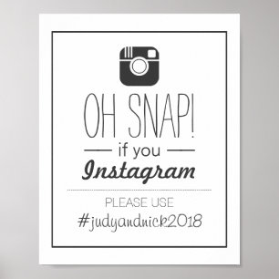 Poster Oh, Snap ! SIGNE MARIAGE