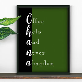 Poster Ohana Family Sweet Dit :