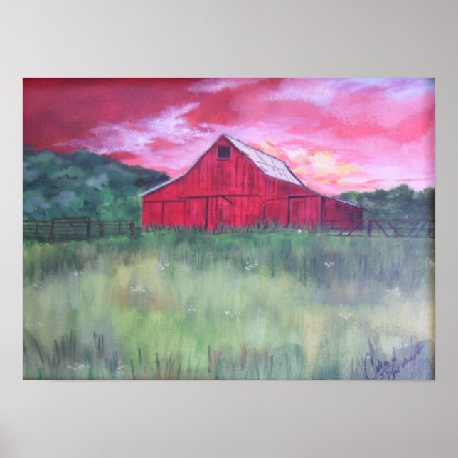 Poster Ohio Barn (Devant)