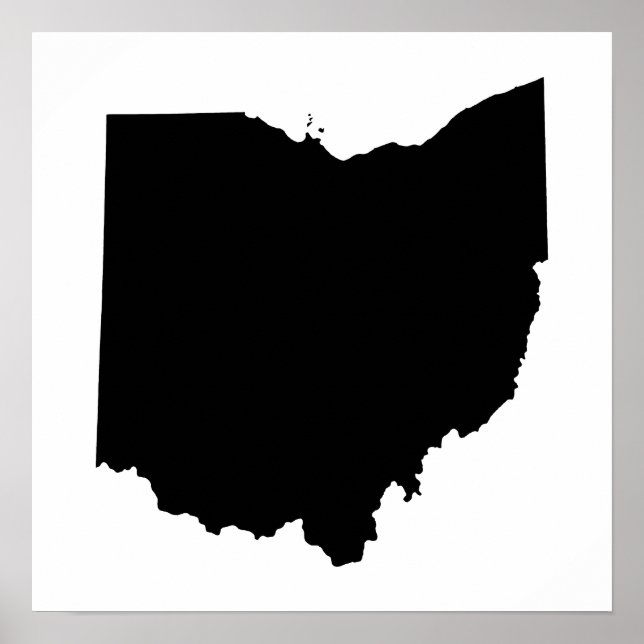 Poster Ohio de Black and White (Devant)