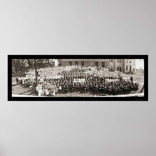 Poster Ohio University Athens Photo 1914 (Devant)