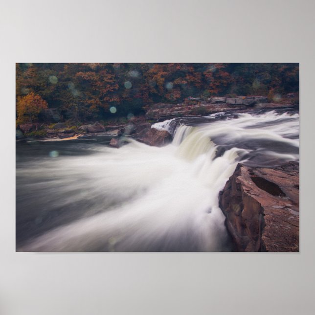 Poster Ohiopyle Falls, Pennsylvanie (Devant)