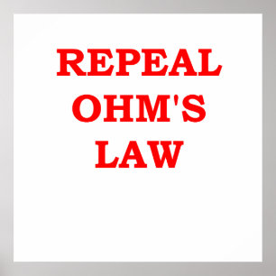 Poster ohm's law