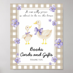 Poster Oie - livres cartes et cadeaux
