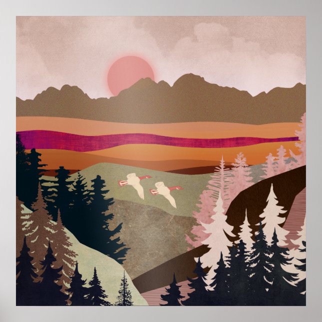 Poster Oies d'été (Devant)