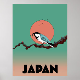 Poster Oiseau chanteur de début de matinée