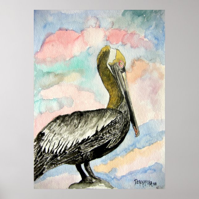 Poster oiseau_pélican_2 (Devant)