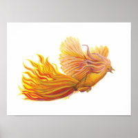 Oiseau phénix légendaire