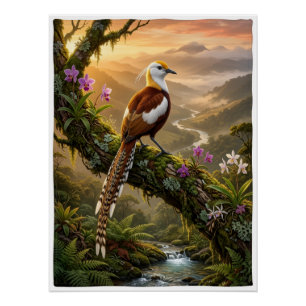 Poster Oiseau Tropical Exotique Forêt Tropicale Nature Fa