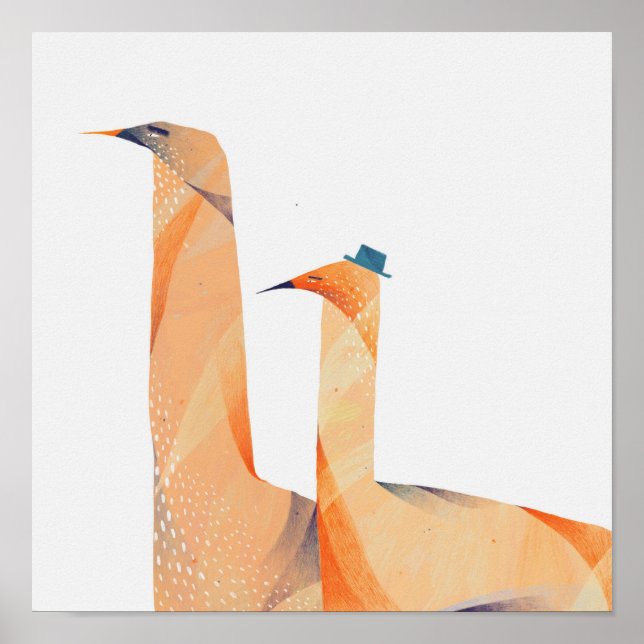 Poster Oiseaux (Devant)