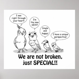 Poster Oiseaux à besoins spéciaux