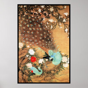 Poster Oiseaux chinois
