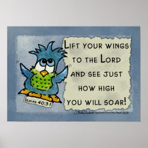 Poster Oiseaux de Prière - Sar-Isaïe