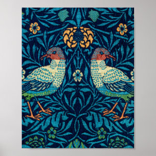 Poster Oiseaux de William Morris 