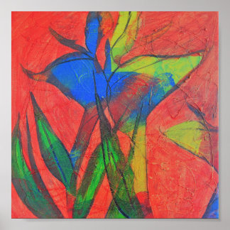 Poster Oiseaux du Paradis Art Imprimer