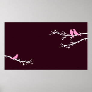 Poster oiseaux moisis