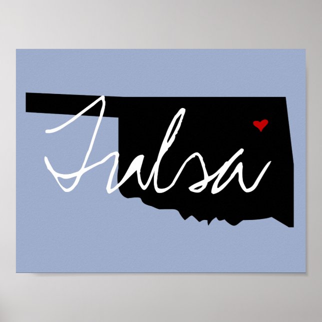 Poster Oklahoma Town (Devant)