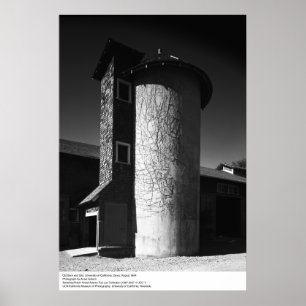 Poster Old Barn and Silo, UCD, 1964