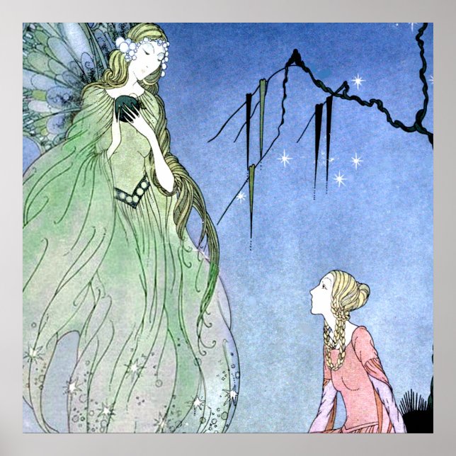 Poster "Old French Fairy Tales" de Virginia Francess Ster (Devant)