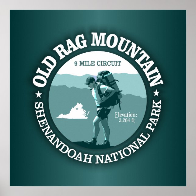 Poster Old Rag Mountain (rd) (Devant)