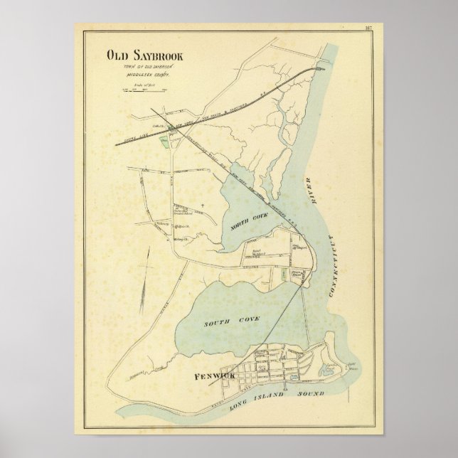 Poster Old Saybrook (Devant)