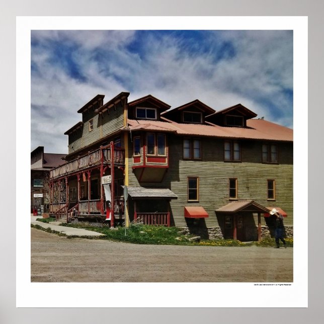 Poster Old West Saloon et hôtel (Devant)