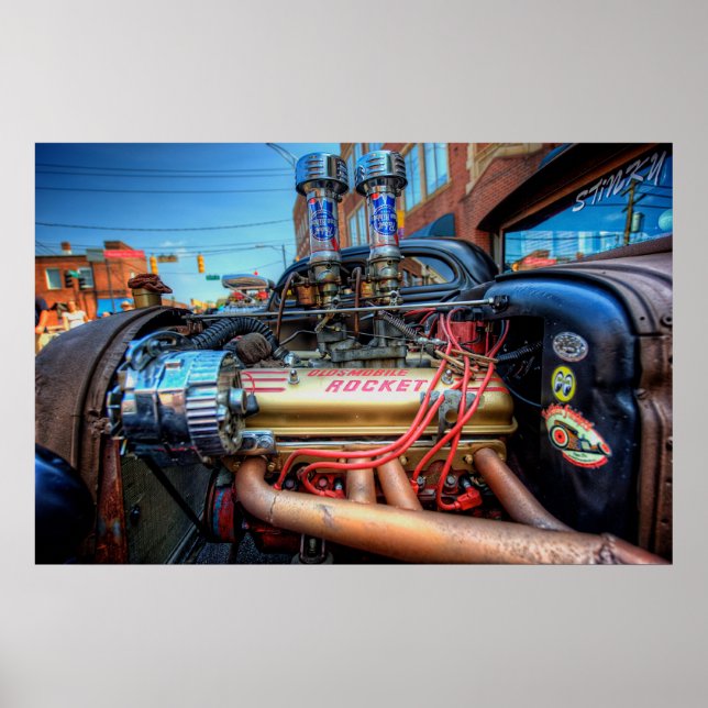 Poster Olds Rocket (Devant)