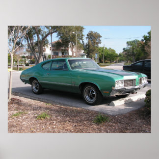 Poster Oldsmobile Cutlass Sport 1970