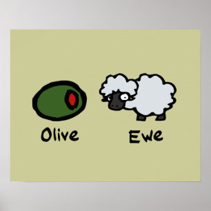 Poster Olive Ewe