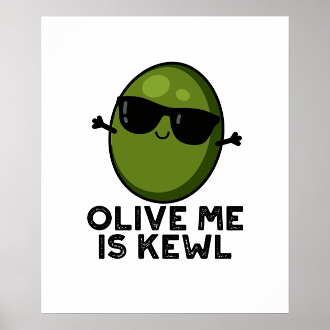 Poster Olive Me Est Le Cool Kewl Pun Olive (Devant)