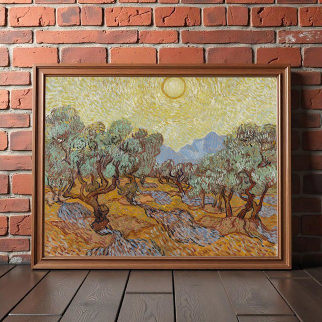 Poster Olive Trees, Vincent van Gogh (Créateur téléchargé)