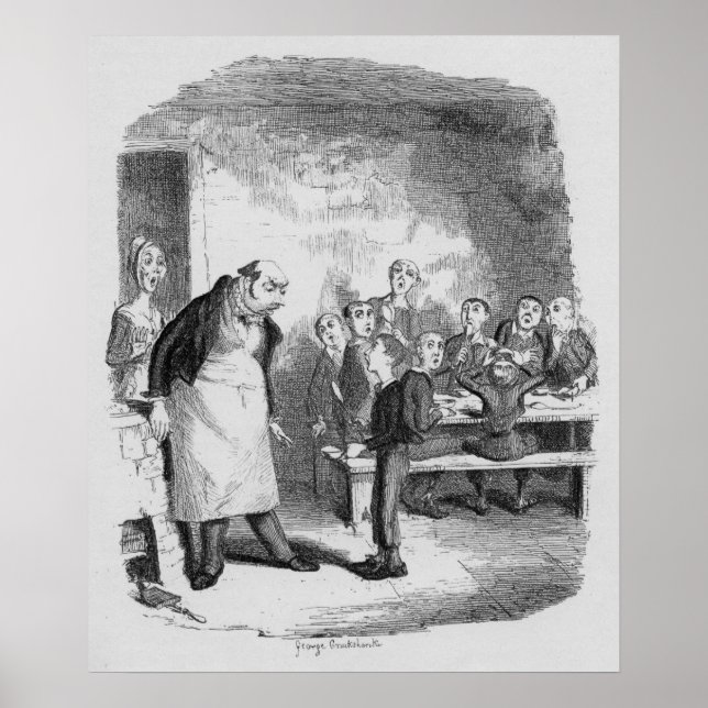 Poster Oliver en demande plus (Devant)