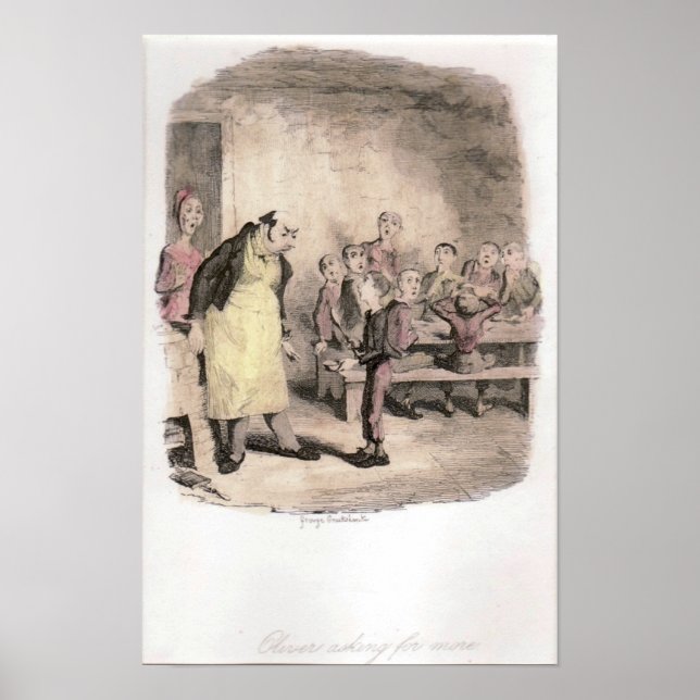 Poster Oliver Twist demande plus d'originalité (Devant)