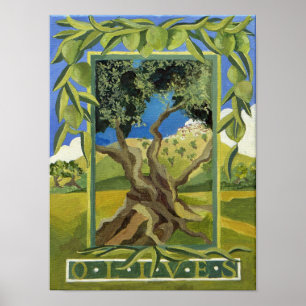 Poster Olives vertes 2014