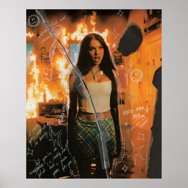 Poster Olivia Rodrigo - Bon 4 U (Devant)