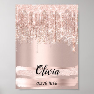 Poster Olivia Signification du prénom Anniversaire 16 Bri