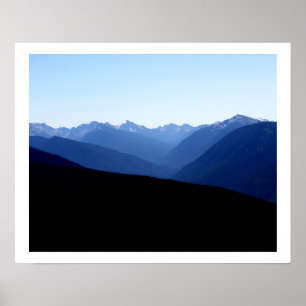 Poster OLMPIC NATL PARK-Washington-Blue Mts.