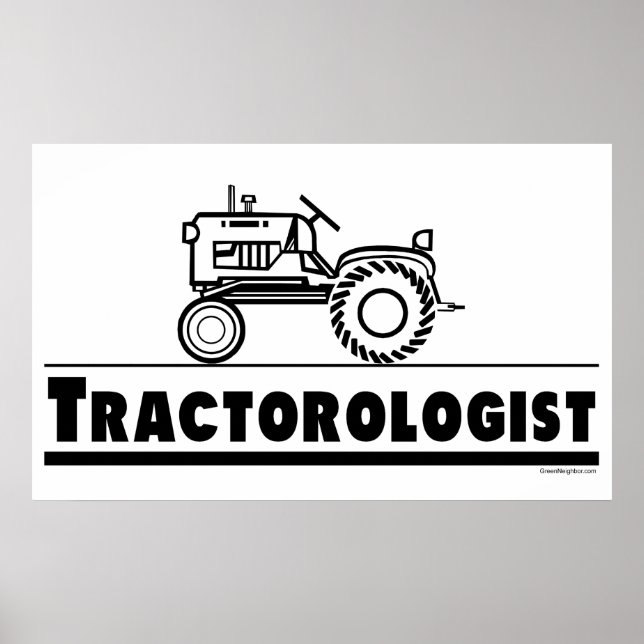 Poster Ologiste du tracteur (Devant)
