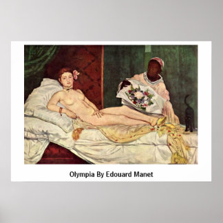 Poster Olympia Par Edouard Manet