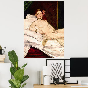 Poster Olympia par Edouard Manet