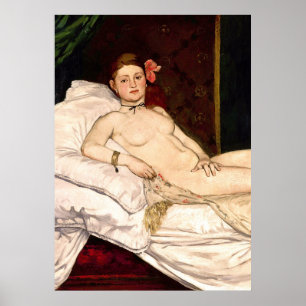 Poster Olympia par Edouard Manet