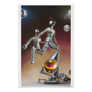 Poster Olympiens de l'espace extra-atmosphérique