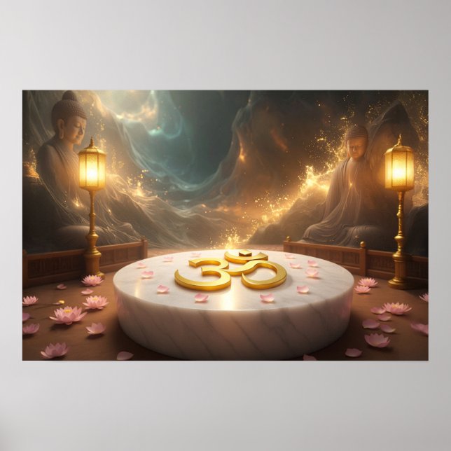 POSTER OM - ZEN BOUDDHISME (Devant)