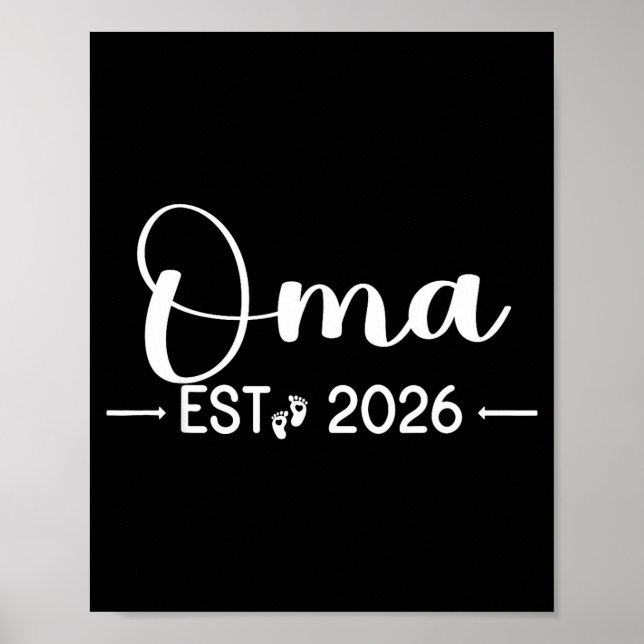 Poster Oma Est 2026 New Matching Mother To Be 2026  (Devant)