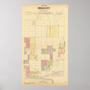 Poster Omaha du nord, Nébraska