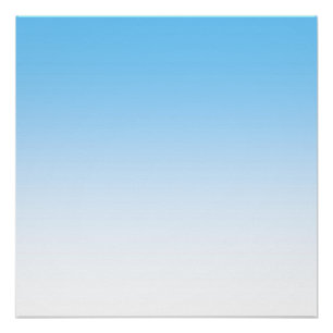 Poster Ombre bleu ciel