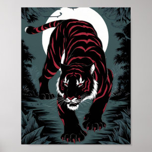 Poster Ombre Crimson