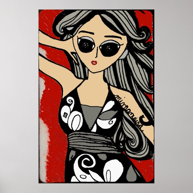 Poster Ombre de glamour (Devant)