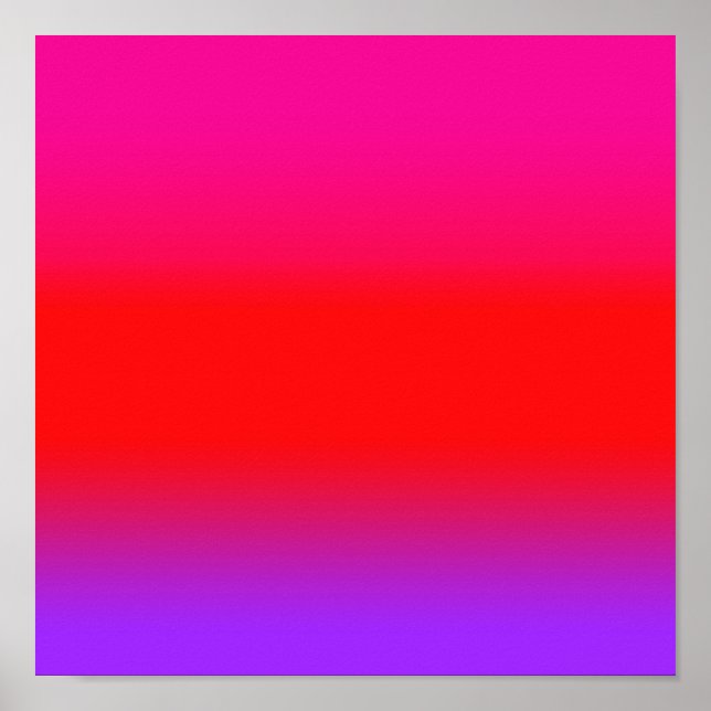 Poster Ombre rouge violet magenta Festive (Devant)