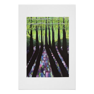 Poster Ombres forestières